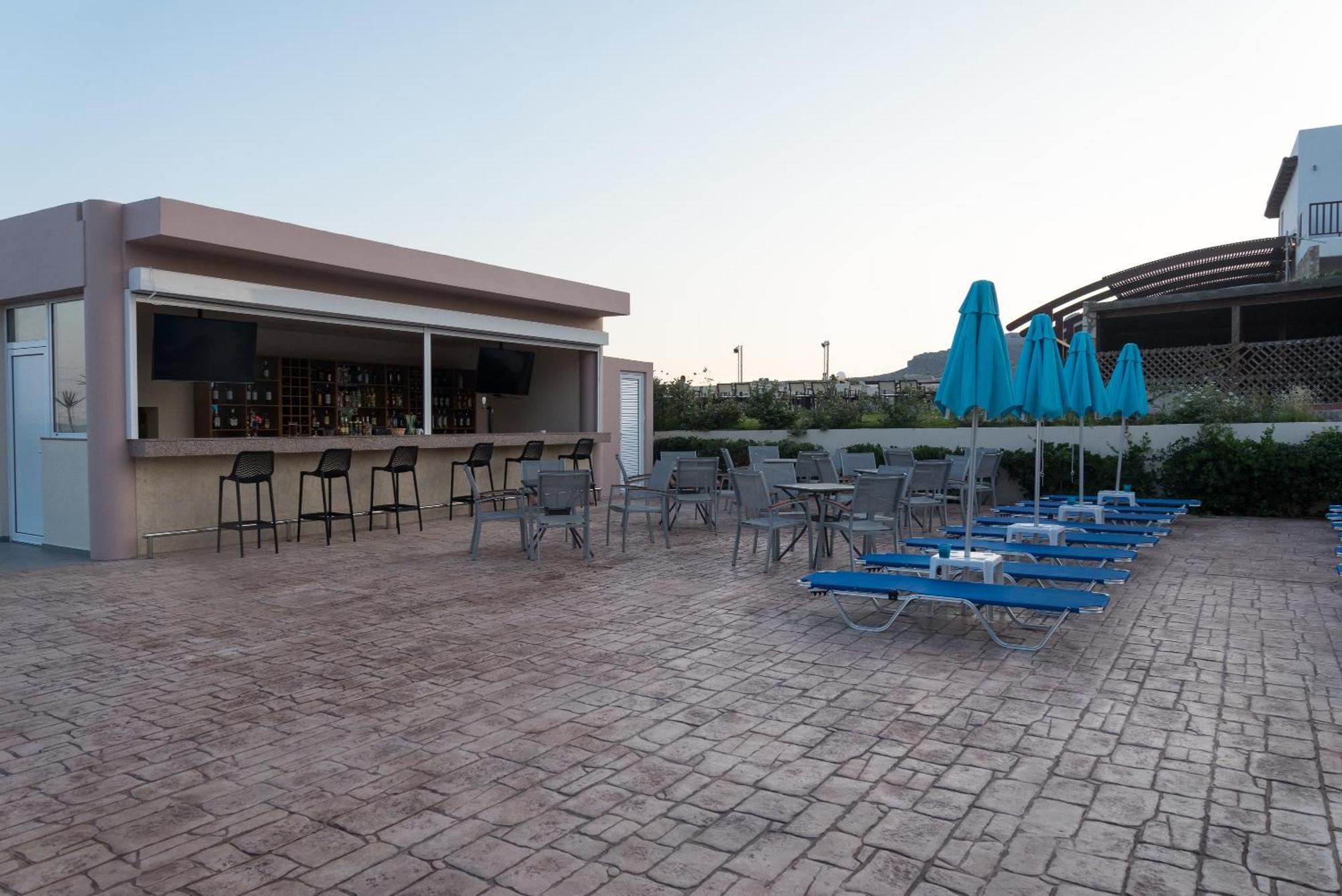 Amaryllis Front Beach Hotel Lardos Bagian luar foto