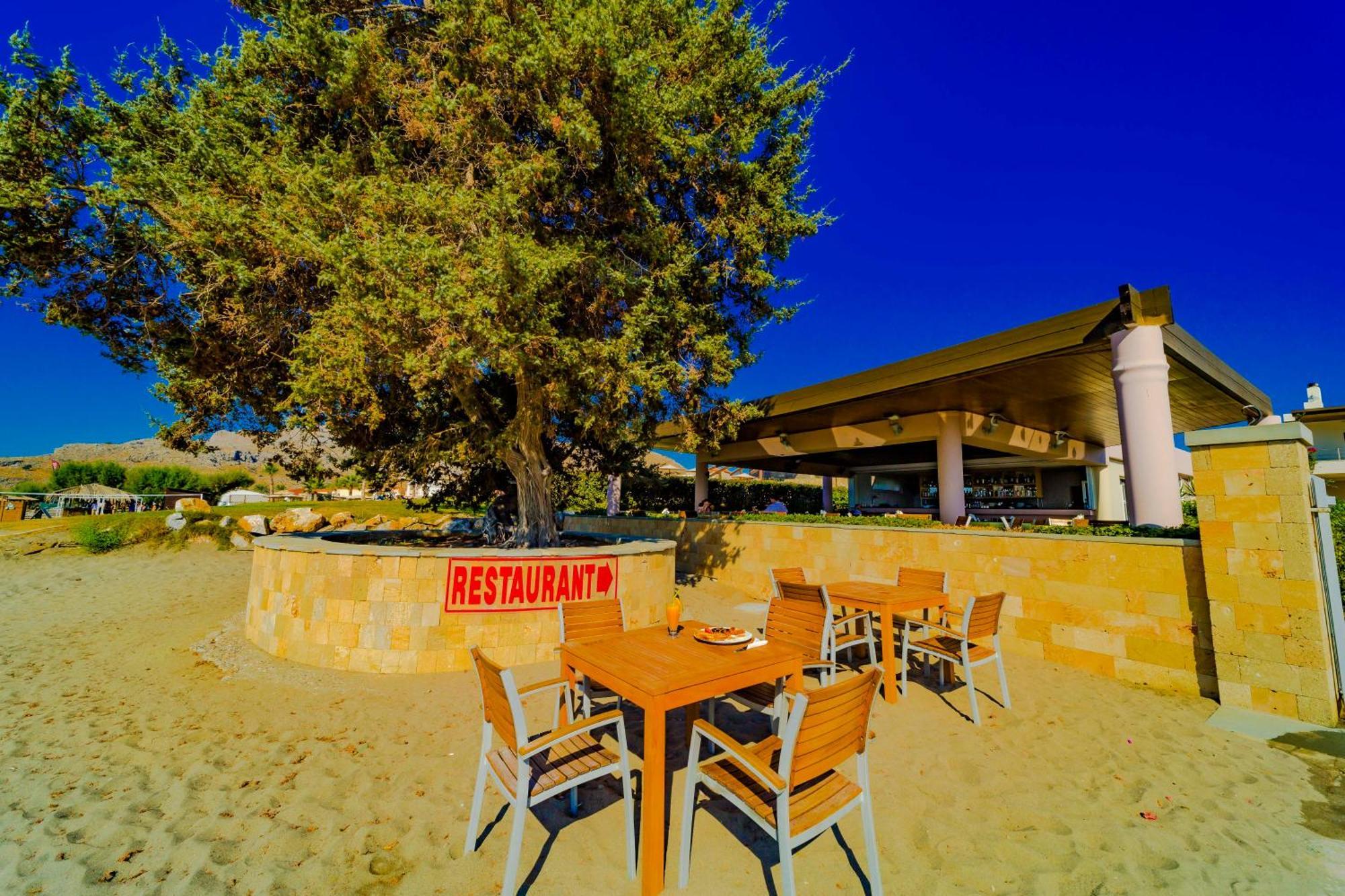 Amaryllis Front Beach Hotel Lardos Bagian luar foto